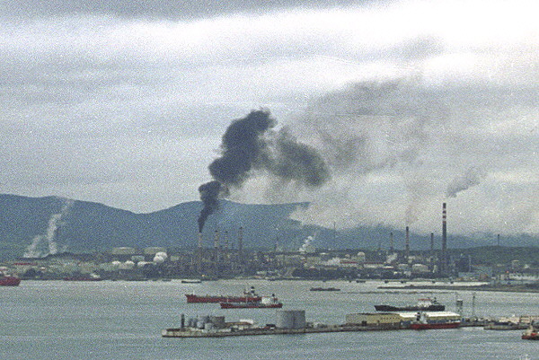 refinery chokes San Roque
